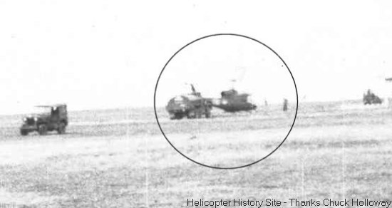 Camp Holloway first helicopters were the Piasecki CH-21 Shawnee