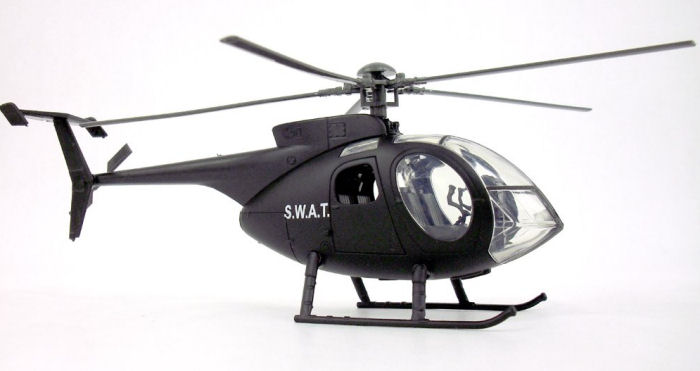 Hughes/MD Helicopters MD500 1/32 SWAT Police Helicopter model kit