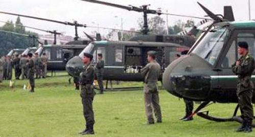 Colombian Police Received UH-1H