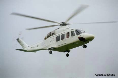 Third Bell/Agusta Aerospace Company AB139 Helicopter Takes Flight