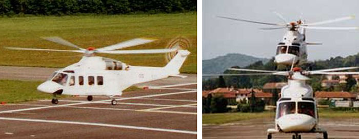 Three AB139 Prototypes  Flying