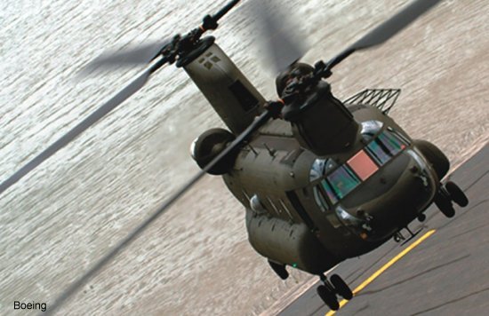 Boeing Unveils New CH-47F Chinook Helicopter to US Army