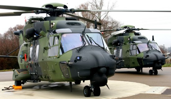 First three NH90 TTH to German Army