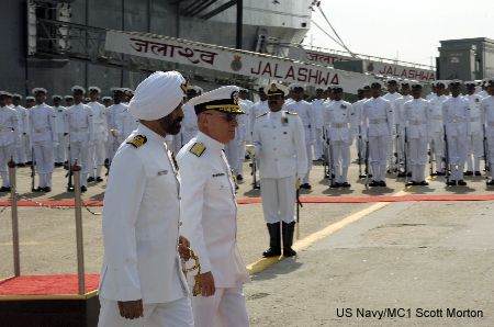 Indian Navy Commissions INS Jalashwa At Naval Station Norfolk