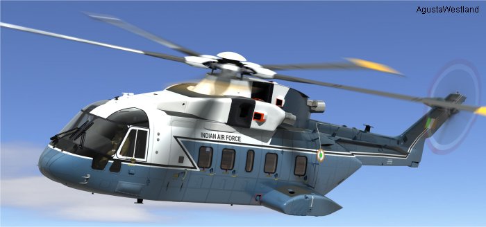 Indian Air Force Signs € 560 Million Contract For 12 AW101 Helicopters