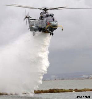 Eurocopter Presents New EC225 Fire-Fighting System