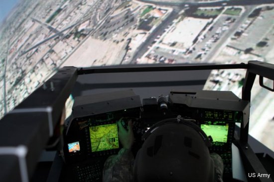 Pilots train on new AH-64D Apache helicopter