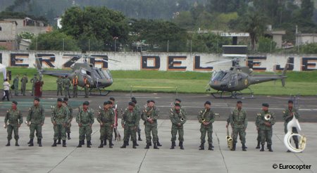 First two of nine Ecureuil AS350B2 for Ecuadorian Army delivered