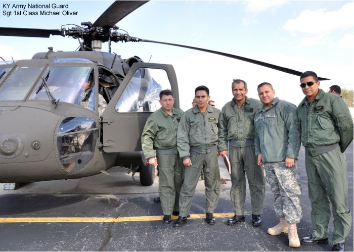 Kentucky National Guard shows aviation facility, flight operations with Ecuadorian Army Air Group
