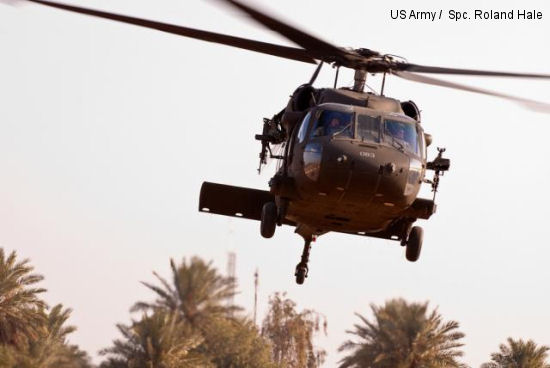 Black Hawk crews keep VIPs safe, mobile around Iraq