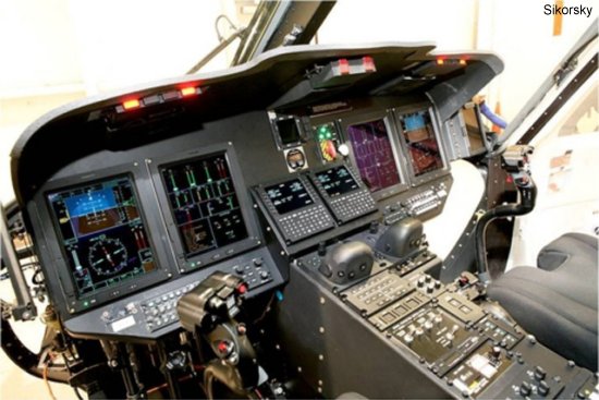Sikorsky S-76D cockpit