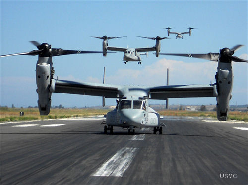 V-22 Osprey Fleet Surpasses 100,000 Flight Hours