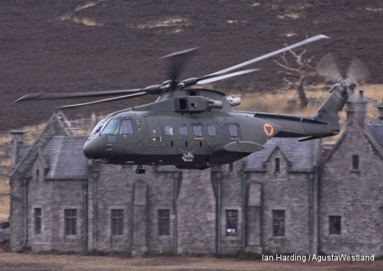 AgustaWestland helicopters in 007 Skyfall