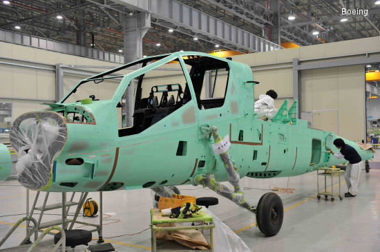 1st AH-64D Apache Block III fuselages received