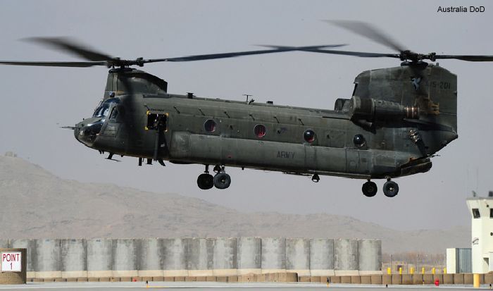 Australia received two more Chinooks
