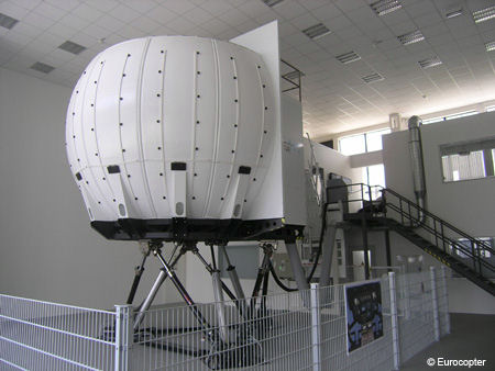 EC135 simulator with Level B certification in Germany