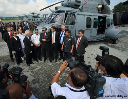 helicopter news December 2012 First two EC725 for Royal Malaysian Air Force