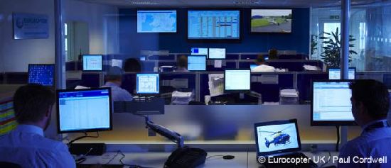 Eurocopter UK Control Center for the Olympics