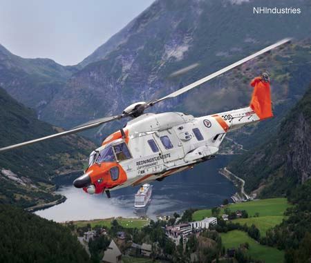 Norway pre-selects the NH90 for future SAR capability