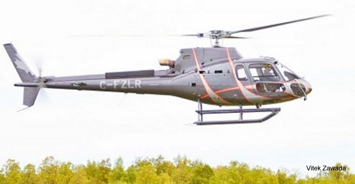 AS350B3e delivered to L R Helicopters Canada