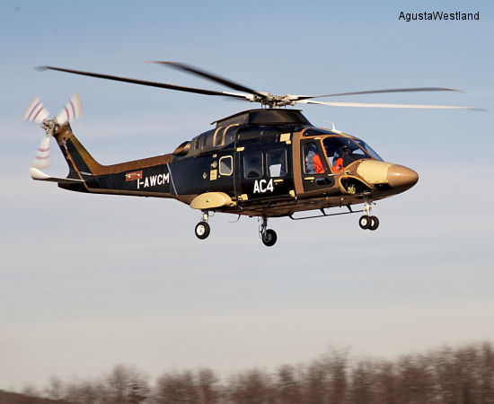 helicopter news January 2013 First Flight for Fourth AW160