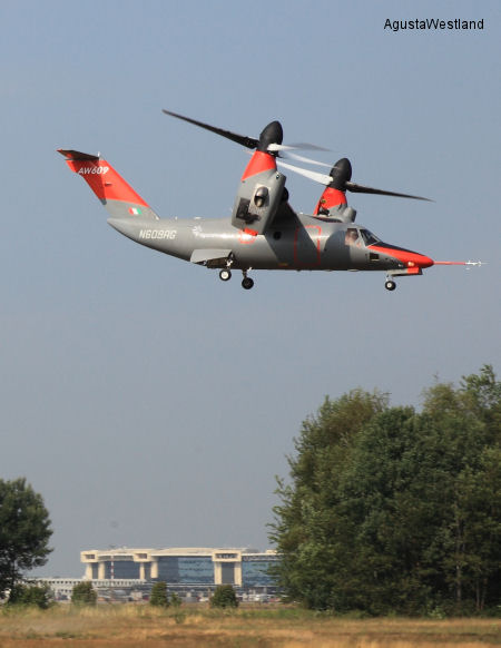 helicopter news September 2013 AW609 TiltRotor aerodynamic improvements