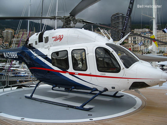 Bell 429 at the Monaco Yacht Show 2013