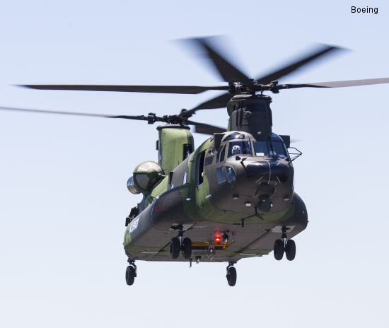 Boeing delivers Canada 1st CH-147F Chinook