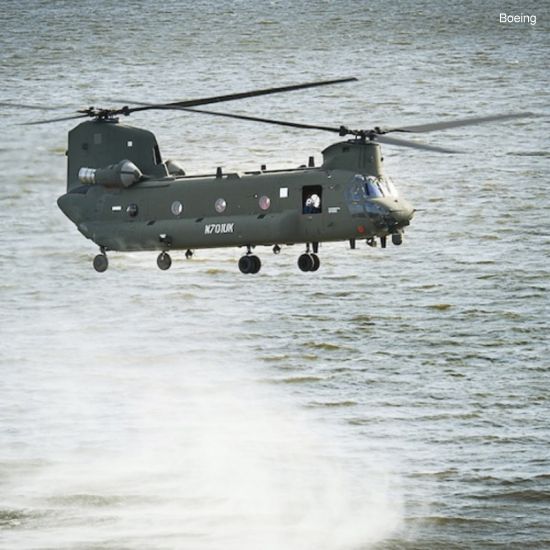helicopter news April 2013 First Flight of the UK Chinook Mk6