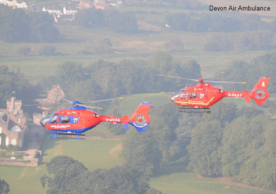 Devon Air Ambulance completed 20,000th mission