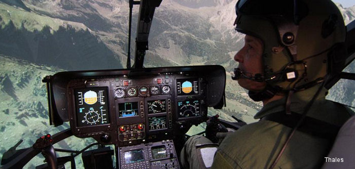 Thales EC635 simulator for Swiss Air Force