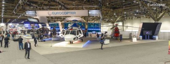 Eurocopter booked 69 at Heli-Expo