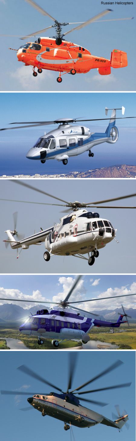 Russian Helicopters at LAAD 2013