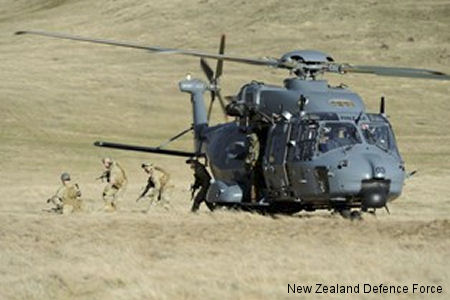 RNZAF training in their NH90s