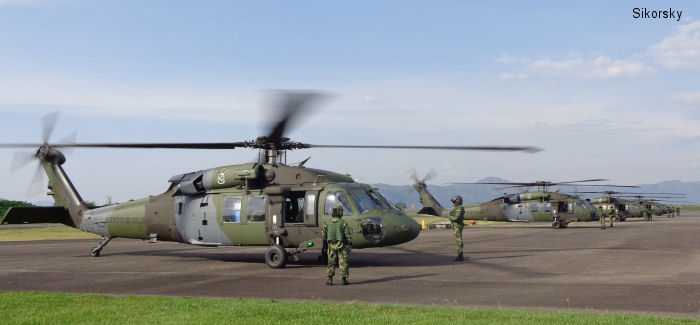 Five S-70i Black Hawks to the Colombian Army