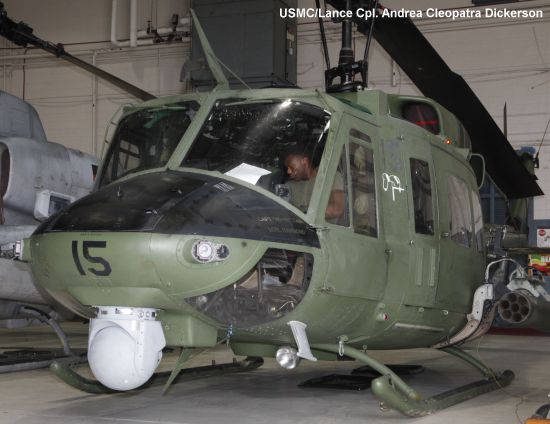 helicopter news May 2013 HMLA-467 inducted 3 UH-1N into AMARG