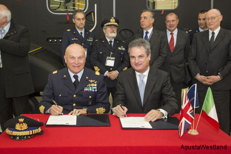 AW and Italian Air Force sign LoI for Training