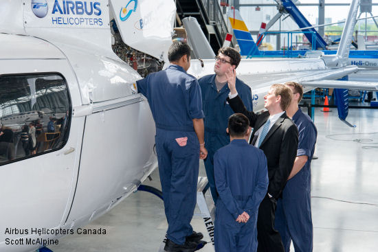 AH Canada donates AS350 training aid to BCIT