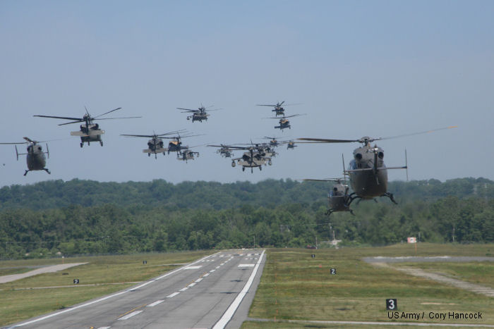 Army aviators fill Washington skies