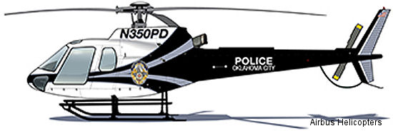 Oklahoma City and Tulsa Police choose AS350