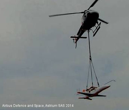 AS350 B3e in SpacePlane drop test