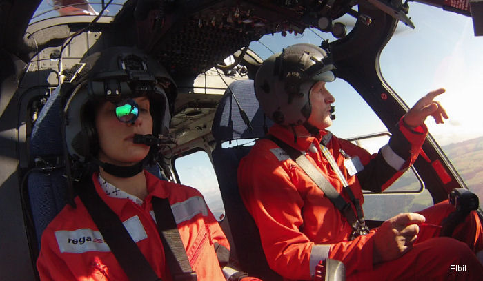Elbit Systems Performs Successful Demonstration Flights Using SkyVis Onboard Swiss Air-Rescue Rega AW109SP Helicopter
