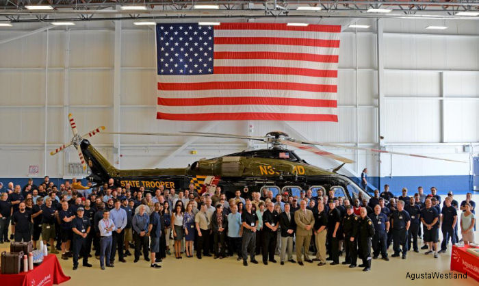 Maryland State Police Takes Delivery of Tenth AW139