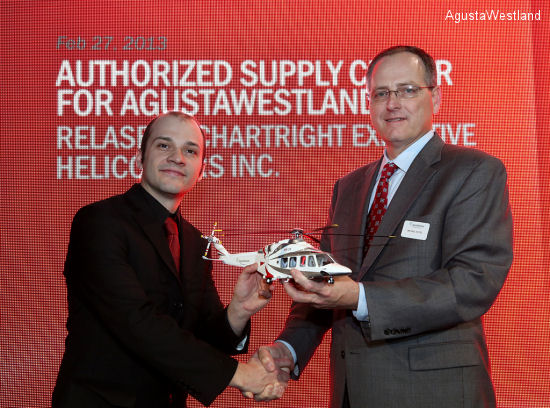 helicopter news March 2014 AgustaWestland Open Canadian Supply Center