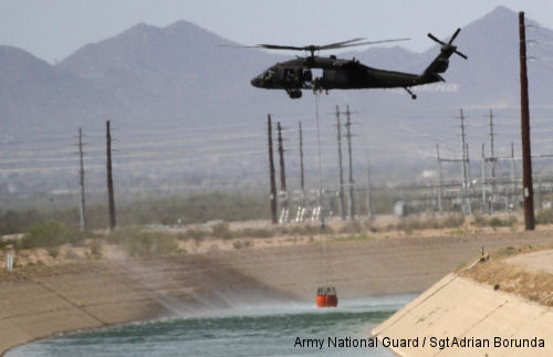 Arizona Army Guard aviators train to fight wildfires