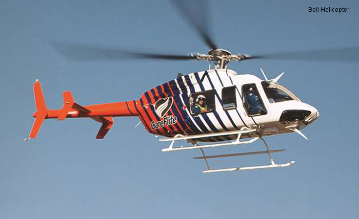 Bell service of Four Bell 407GX for DFW CareFlite