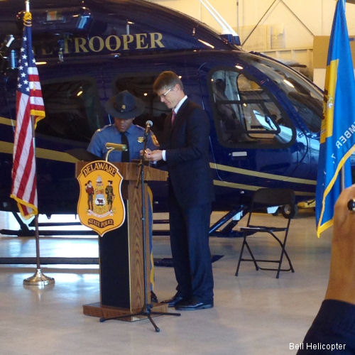 Delaware State Police Takes Delivery of World First Two Bell 429 Configured for Helicopter Emergency Services (HEMS), Search and Rescue (SAR) and Airborne Law Enforcement (ALE).