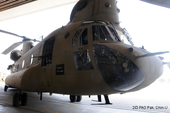 12 new CH-47F to Camp Humphreys, South Korea