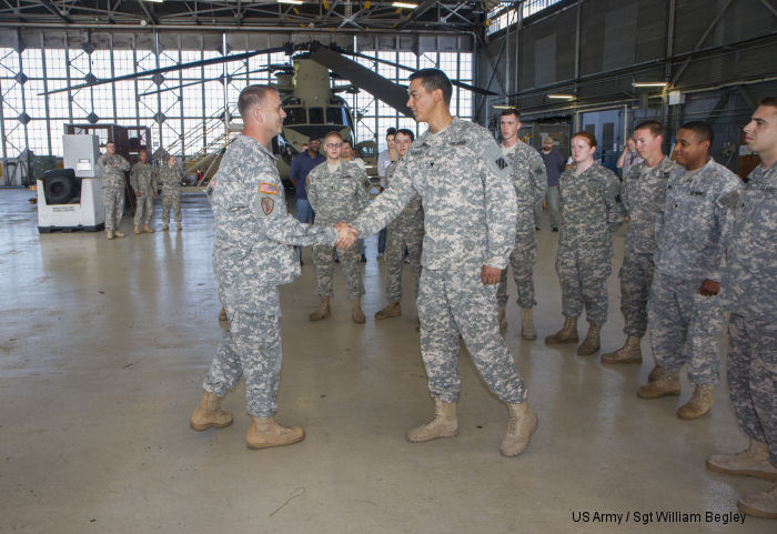 B Company, 603rd Aviation Support Battalion, 3rd Combat Aviation Brigade, “Workhorse”, concluded their hands-on verification process of the CH-47F Chinook helicopter maintenance manuals.