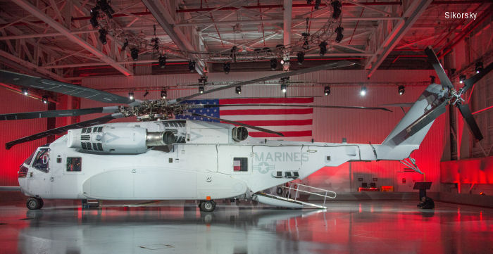 Sikorsky Aircraft Corp., May 5 officially unveiled the CH-53K heavy lift helicopter, the next generation in the CH-53 type series that the U.S. Marine Corps expects to begin operational service in 2019. During the rollout ceremony, the Commandant of the Marine Corps General F. Amos introduced the name for the new aircraft: the “King Stallion.”